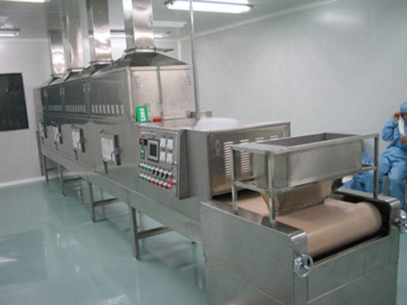 食品微波干燥殺菌設備處理食品具有下列優點